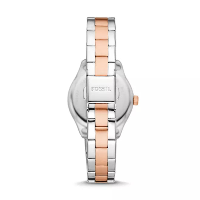 Fossil Rye Three-Hand Date Two-Tone Stainless Steel Watch