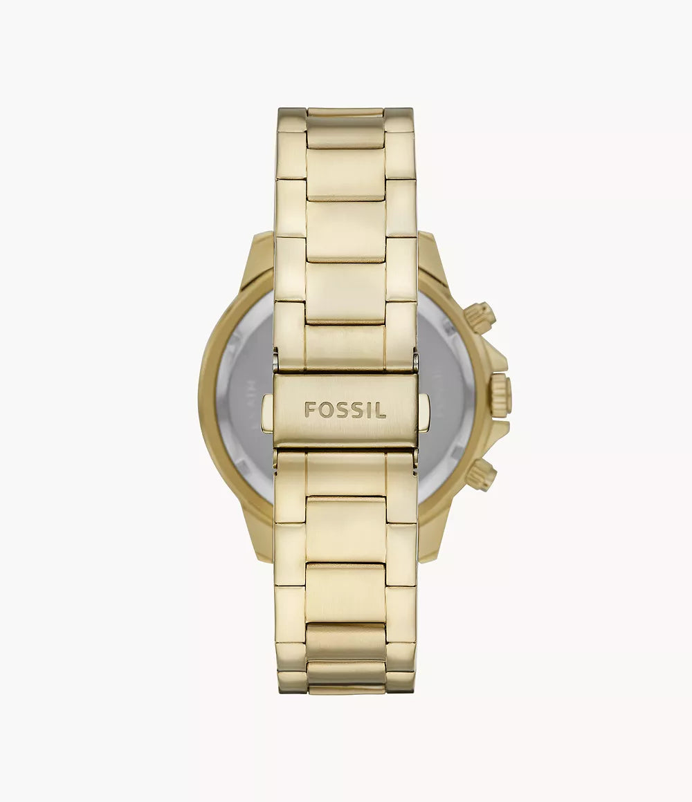 Fossil Fossil Bannon Multifunction Gold-Tone Stainless Steel Watch