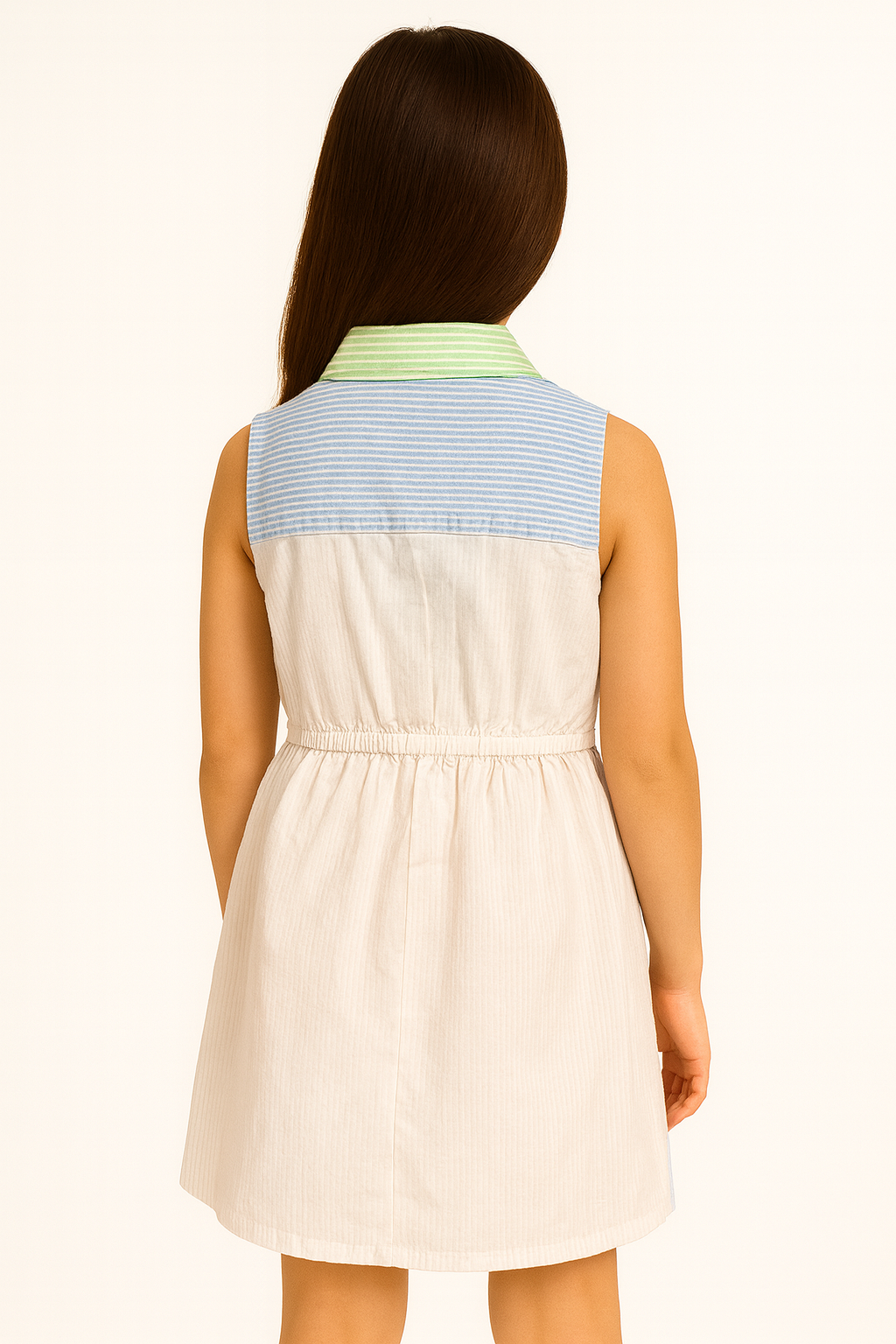 Tommy Hilfiger Kids' Sleeveless Mixed Stripe Dress