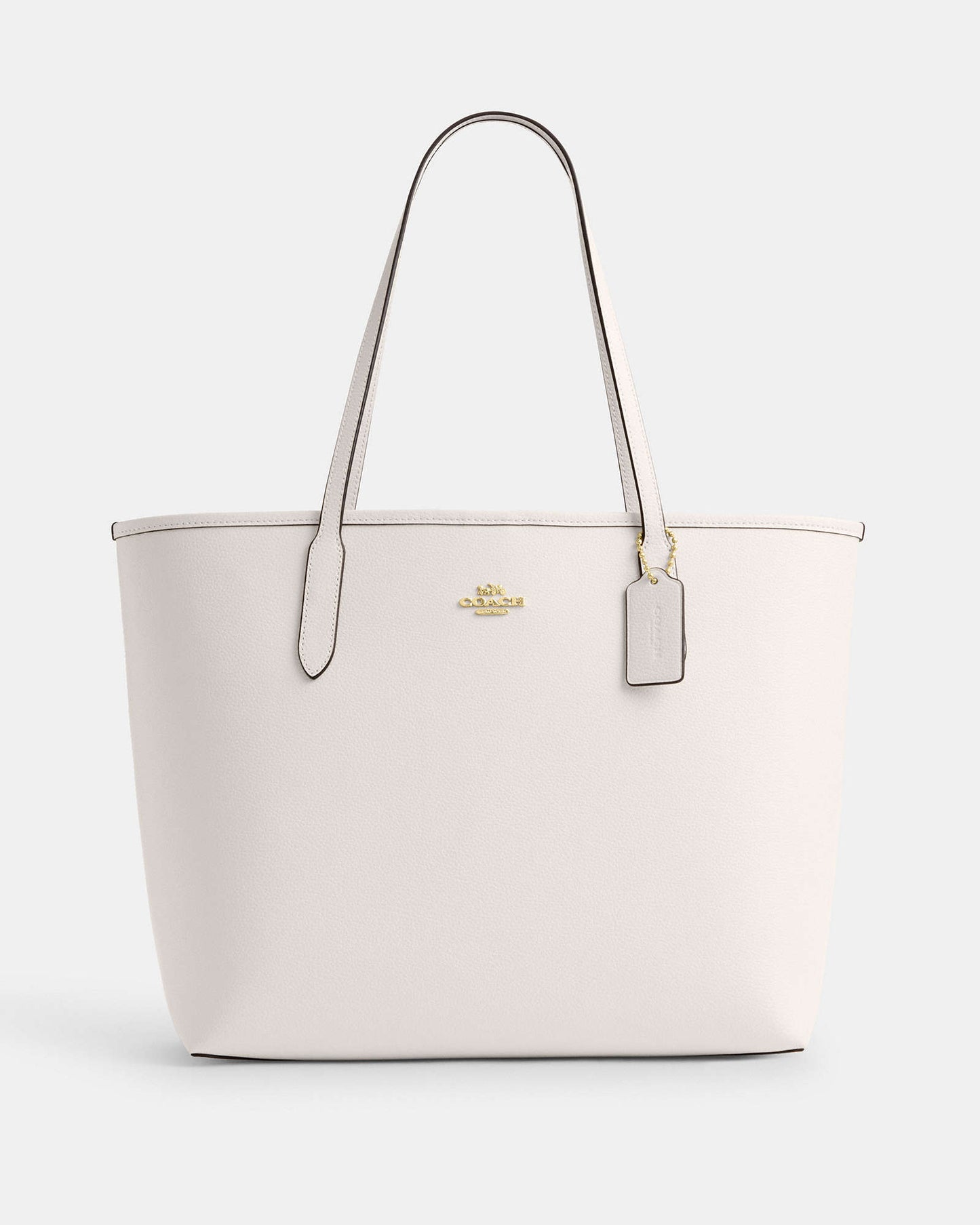 Coach Pebbled Leather Town Tote
