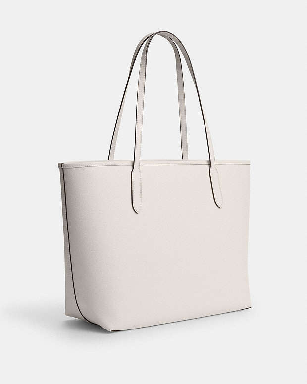 Coach Pebbled Leather Town Tote