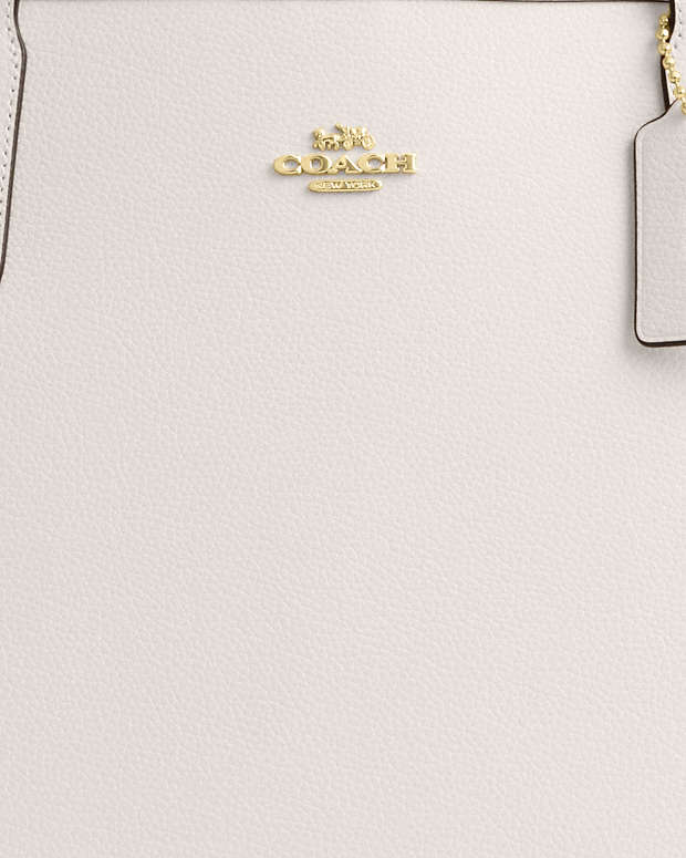 Coach Pebbled Leather Town Tote
