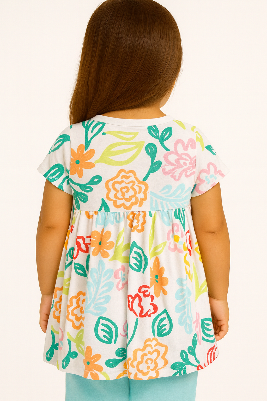 First Impressions Soft Organic Cotton Empire Short Sleeve Sundress