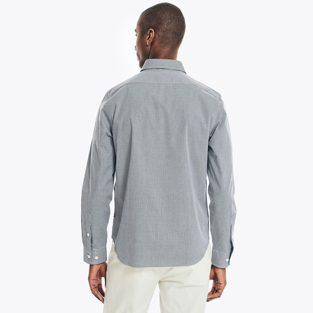 Nautica WRINKLE-RESISTANT PLAID WEAR TO WORK SHIRT