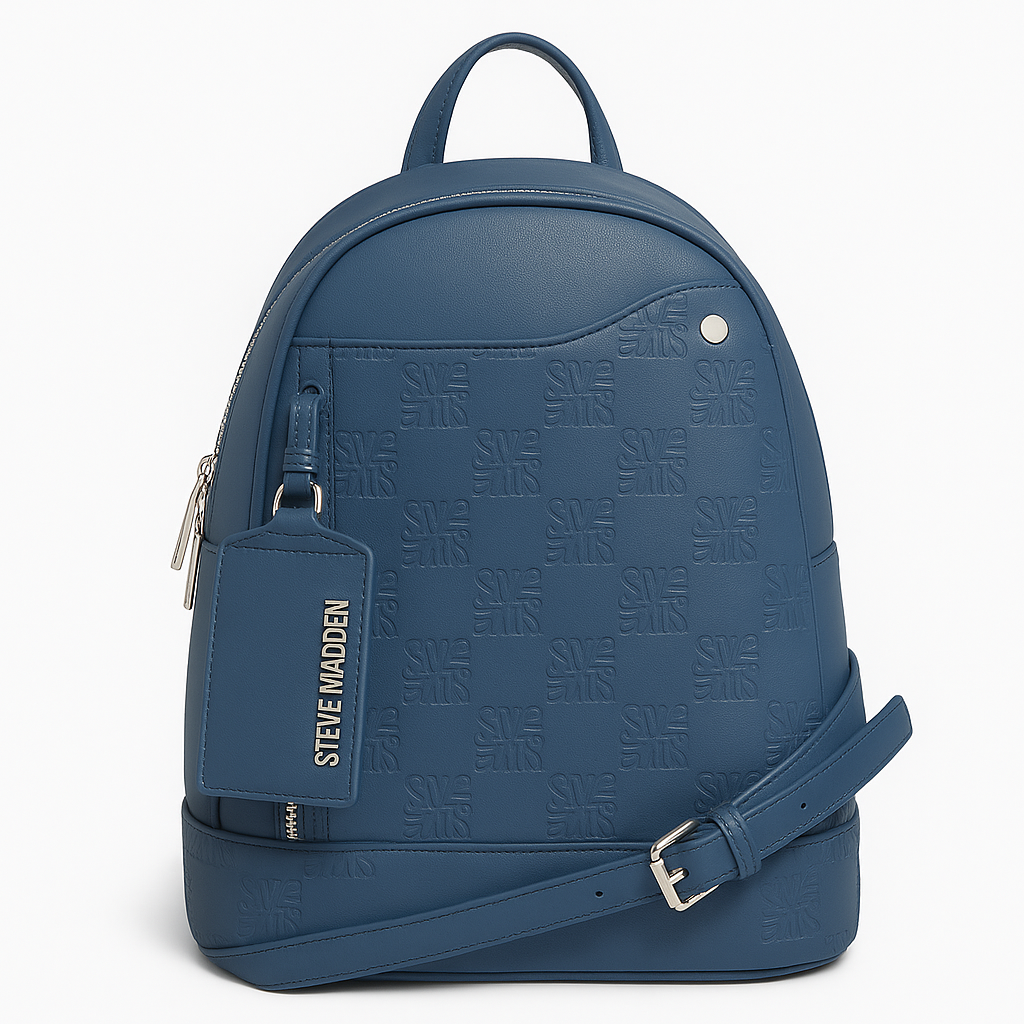 Steve Madden Women's Mini Backpack Shoulder Bag Purse Zip