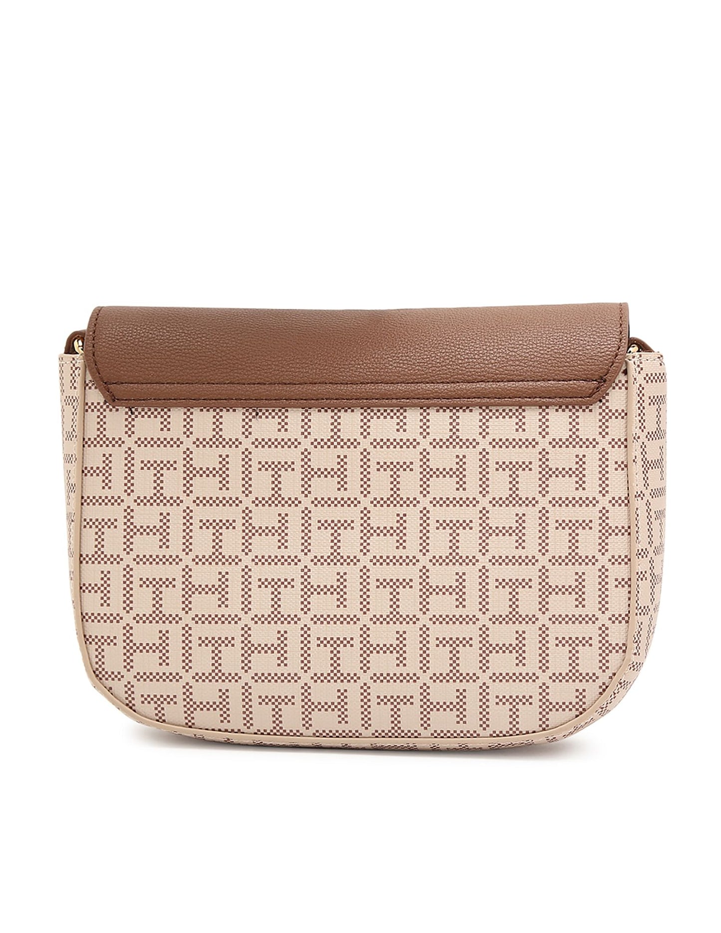 Tommy Hilfiger Womens Beige Color Handbag