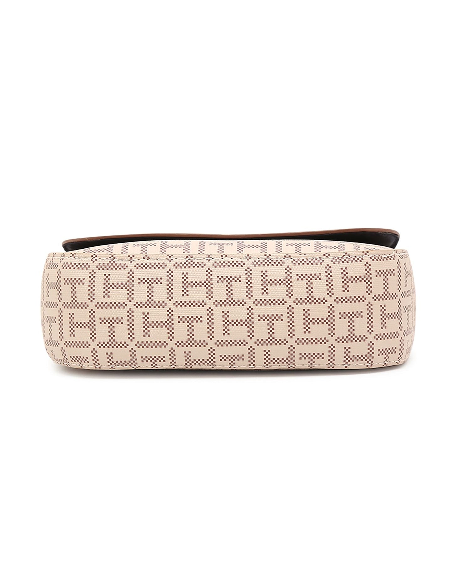 Tommy Hilfiger Womens Beige Color Handbag