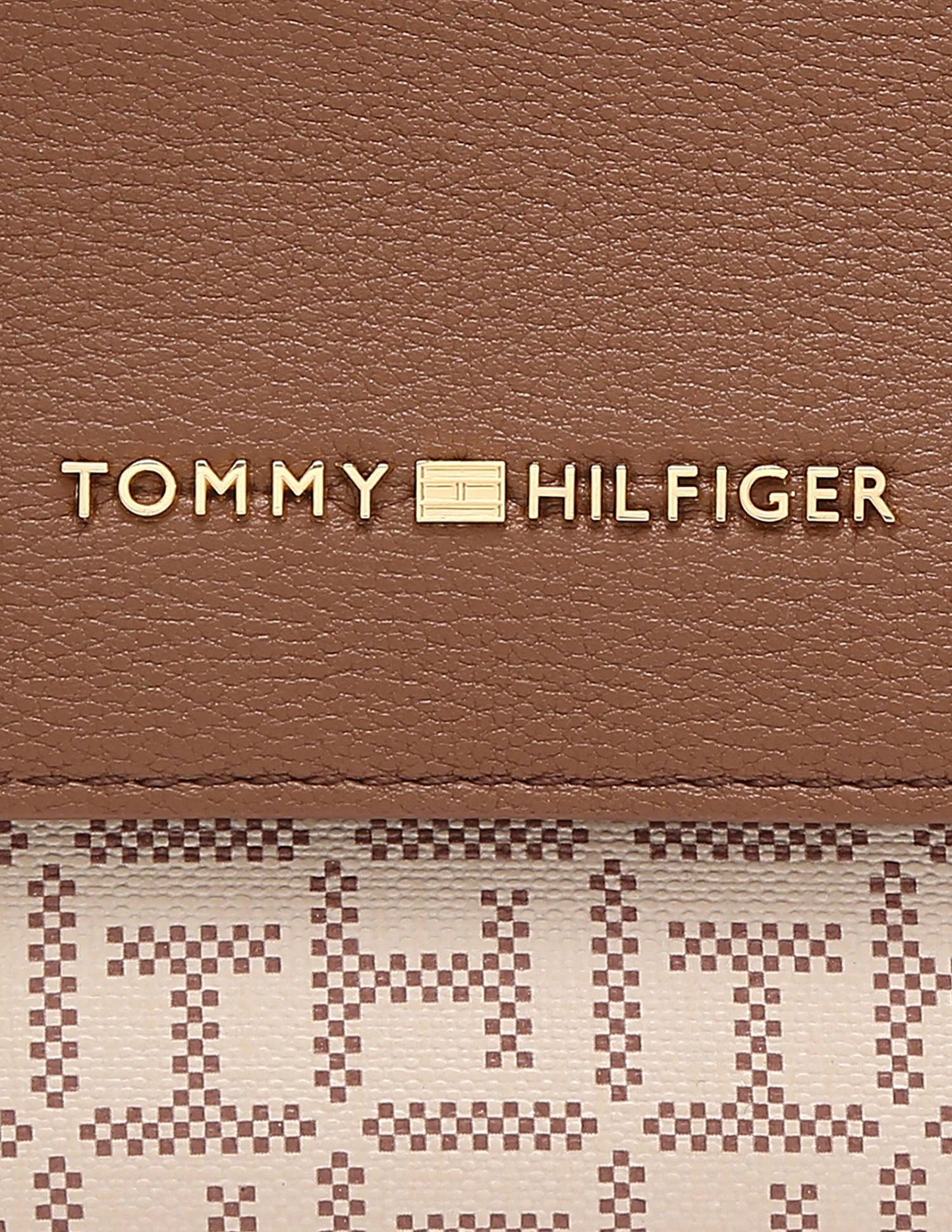 Tommy Hilfiger Womens Beige Color Handbag