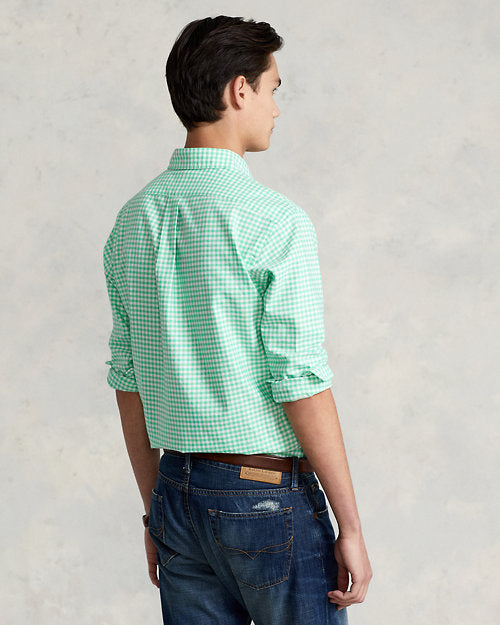 Polo Ralph Lauren Men's Green Gingham Shirt