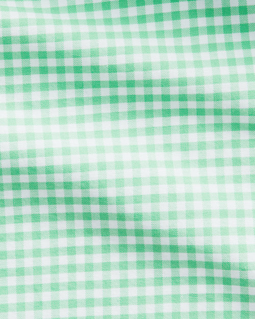 Polo Ralph Lauren Men's Green Gingham Shirt