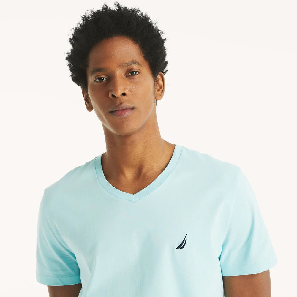 Nautica Solid V-Neck T-Shirt