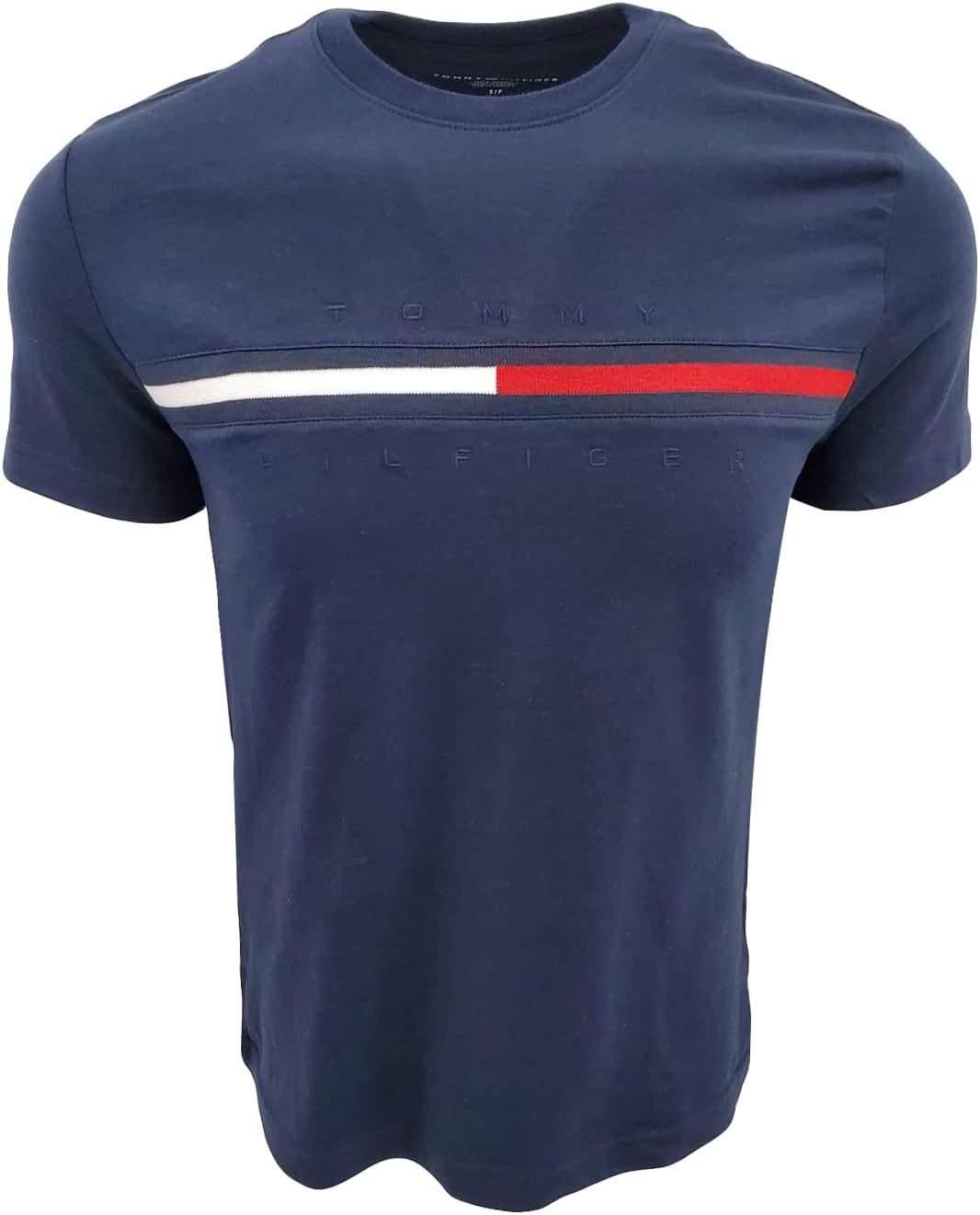 Tommy Hilfiger Men's Short Sleeve Signature Stripe Graphic T-Shirt