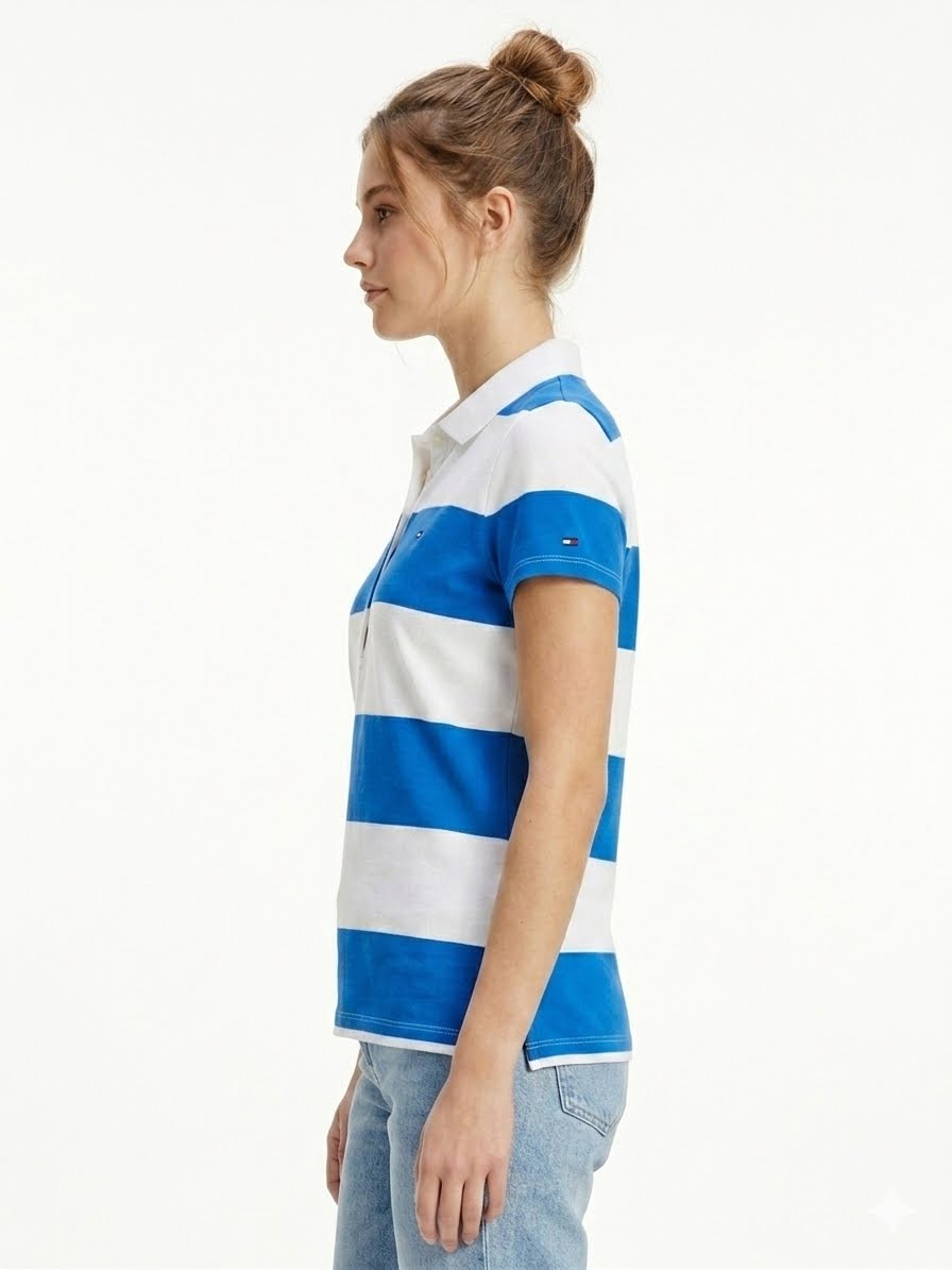 Tommy Hilfiger Block Stripe Classic Fit Polo Shirt
