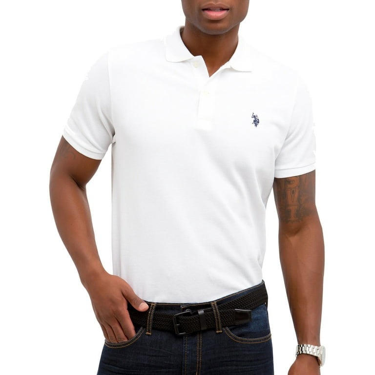 US Cotton Polo Assn Short Sleeve Relaxed Fit Cotton Polo