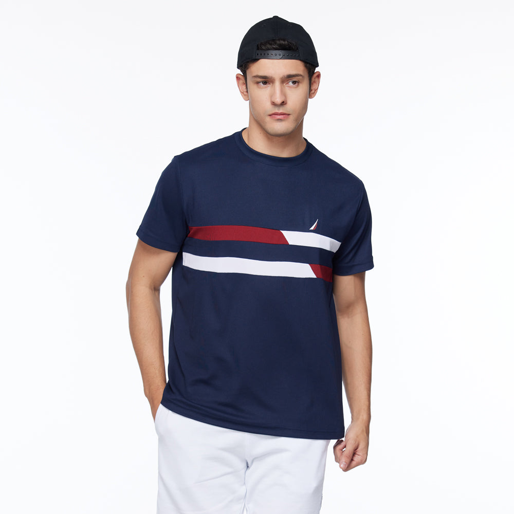 Nautica Navtech Crewneck Colorblock T-Shirt