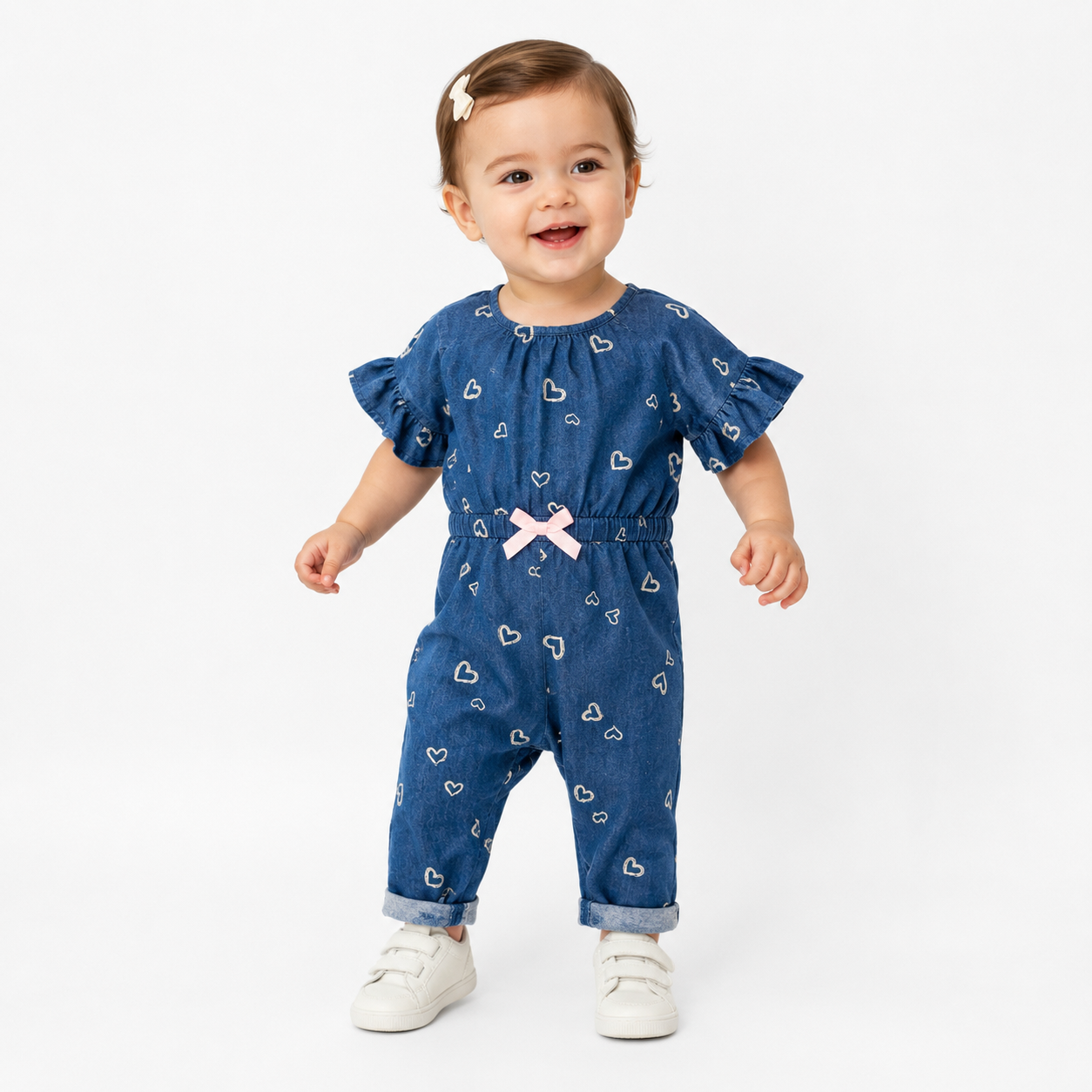 Heart Impresión Heart-patterned jumpsuit