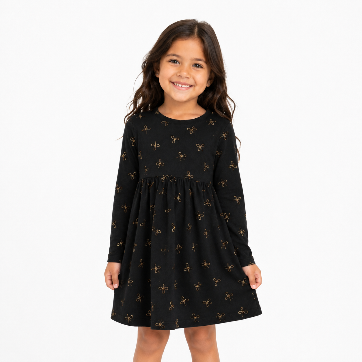 Old Navy Long-Sleeve Jersey-Knit Dress for Baby
