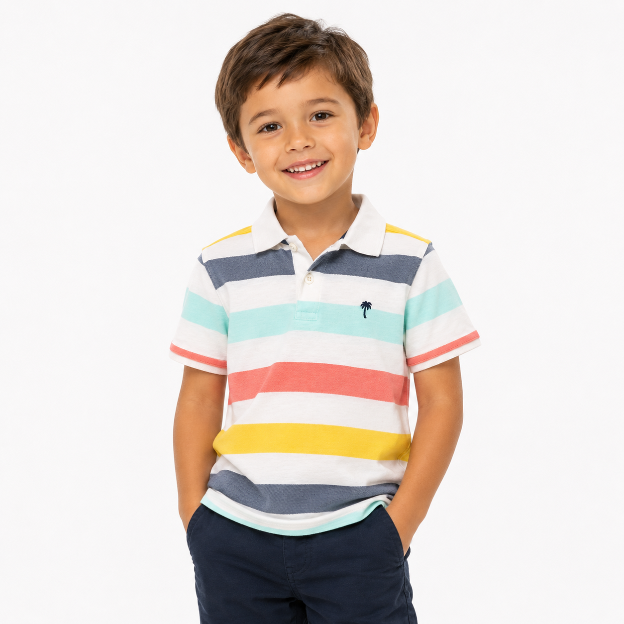 H&M Striped Boy Polo