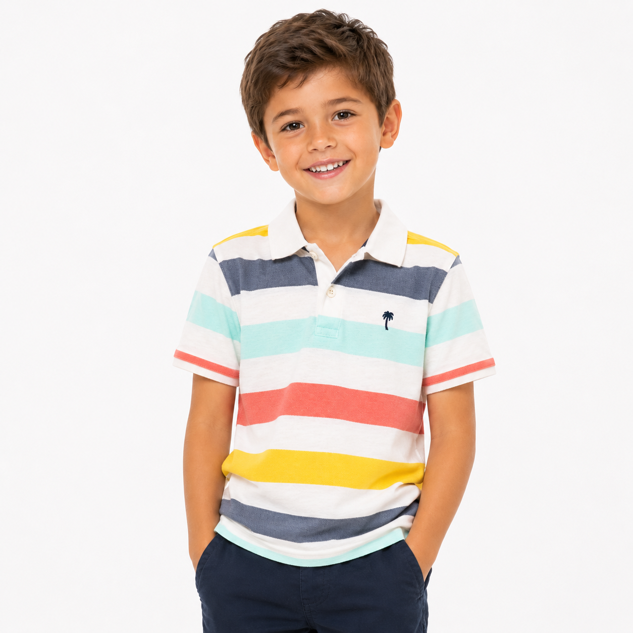 H&M Striped Boy Polo