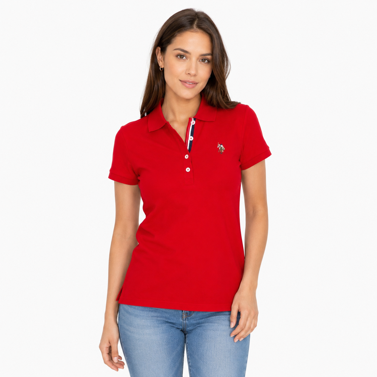 U.S Polo Solid Interlock Polo Shirt