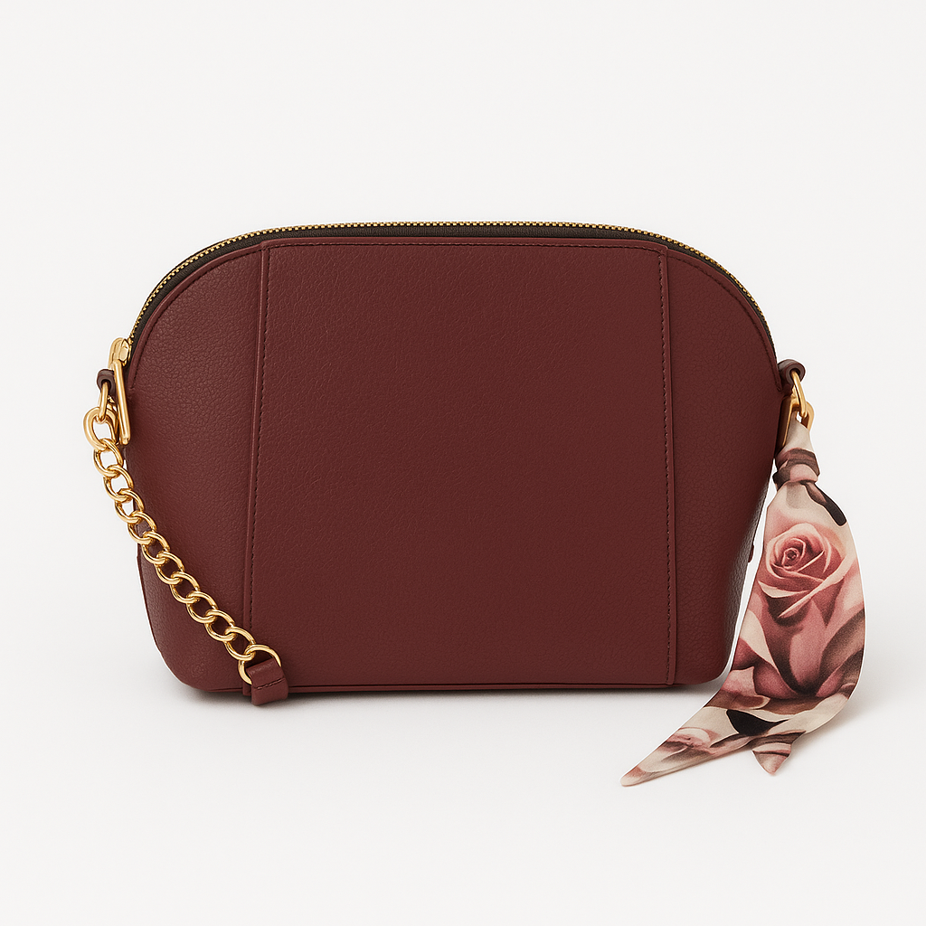 Betsey Johnson Xoanata Pink Lips Scarf Crossbody