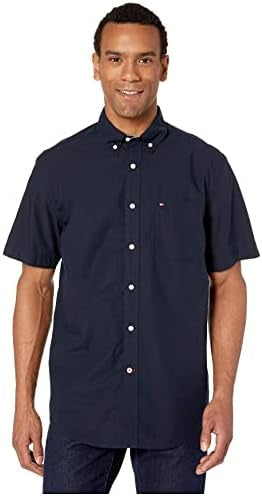 Tommy Hilfiger Slim Fit Short-Sleeve Poplin Shirt