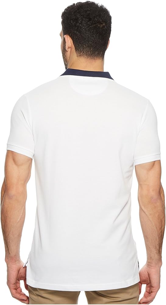 U.S. Polo Assn. Men's Short Sleeve Slim Fit Solid Pique Polo Shirt