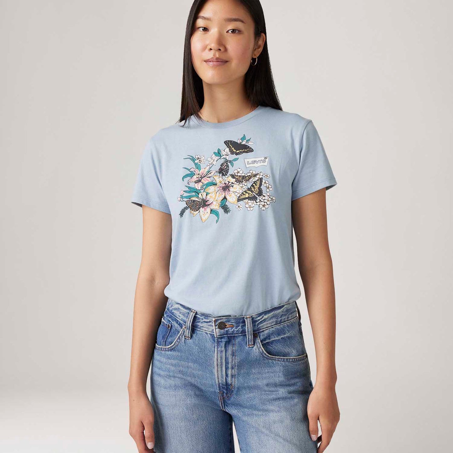 Levi's® The Perfect Tee Camiseta de manga corta azul