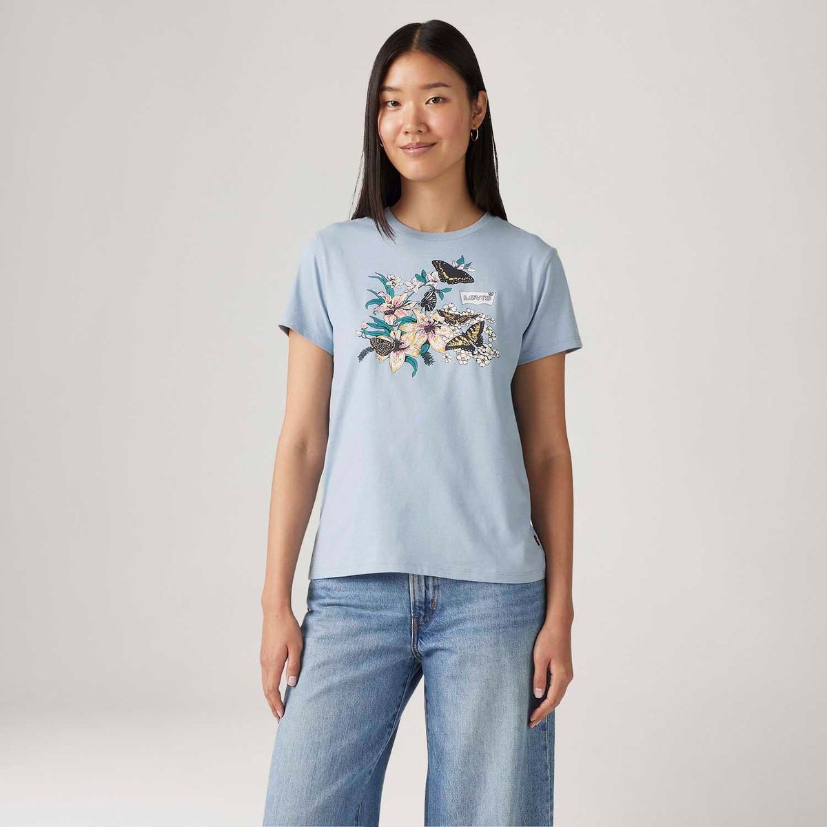 Levi's® The Perfect Tee Camiseta de manga corta azul