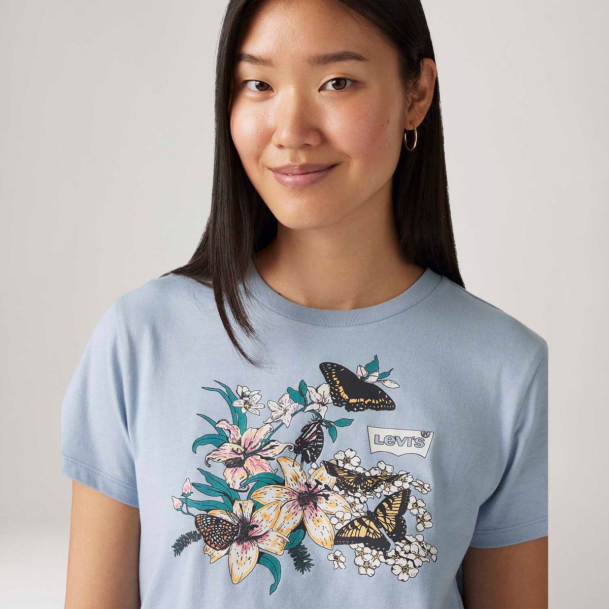 Levi's® The Perfect Tee Camiseta de manga corta azul