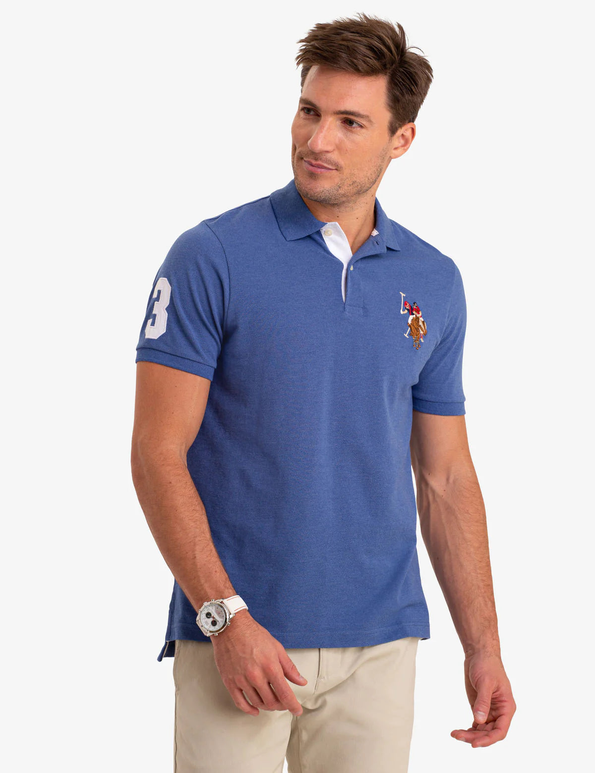 US Polo ASSN Multi Color Big Logo Polo
