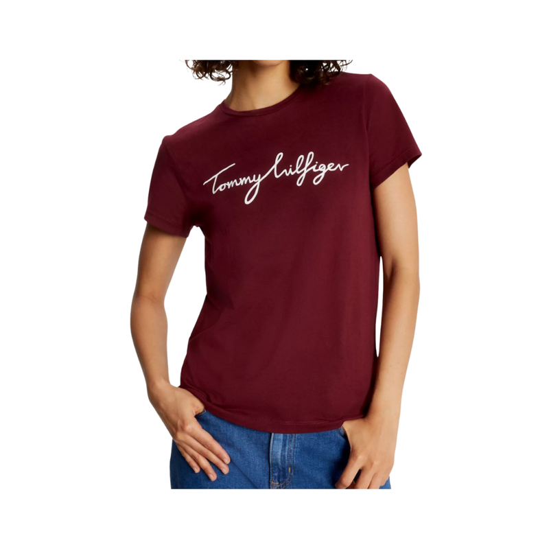 Tommy Hilfiger Embroidered Signature Crewneck T-Shirt