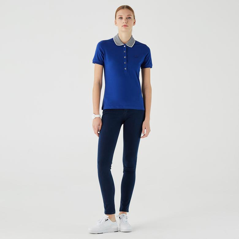 Lacoste Women’s Slim Fit Stretch Cotton Piqué Polo