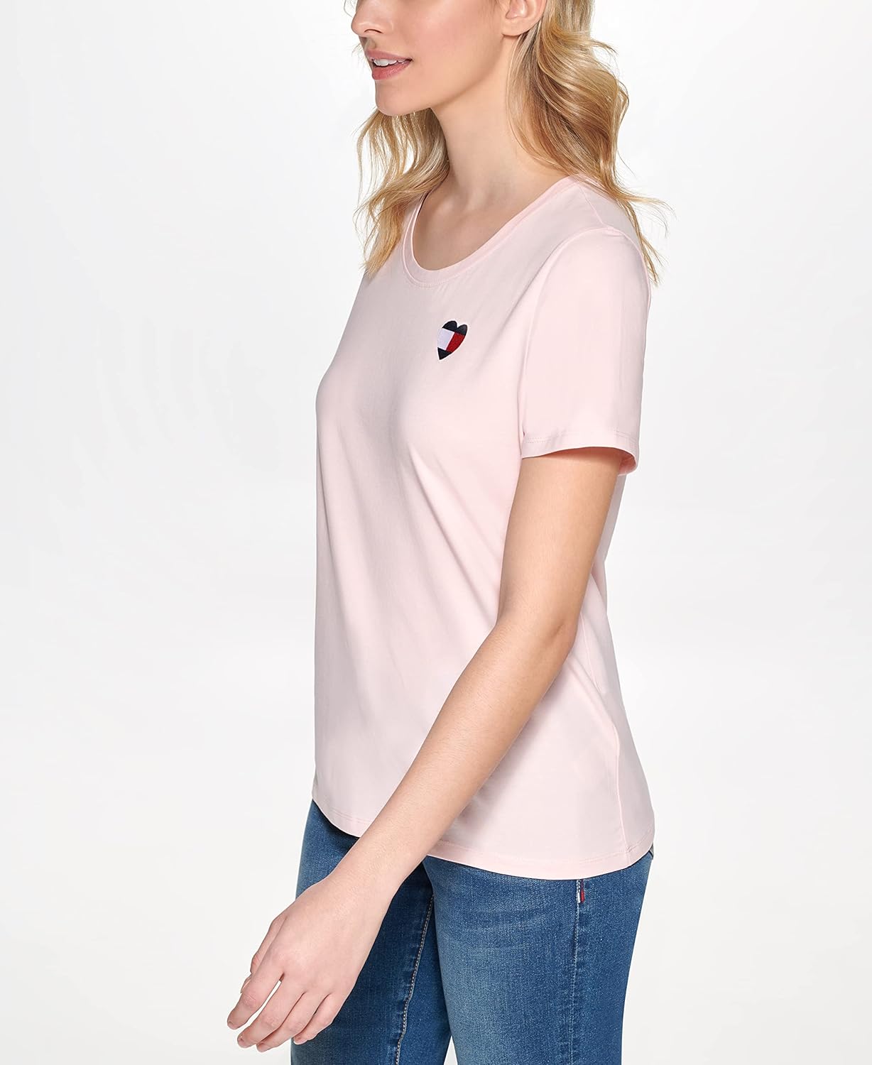 Tommy Hilfiger womens Tommy Hilfiger Women's Flag Heart Tee