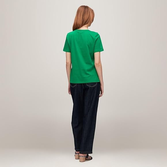 Tommy Hilfiger Official Regular Co Logo Crew Neck T-Shirt