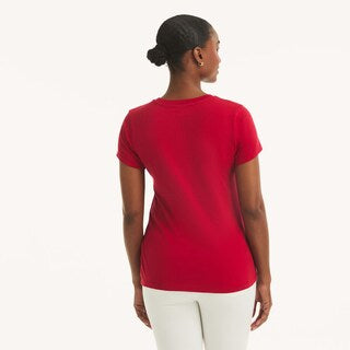 Náutica-sequin logo graphic t-shirt