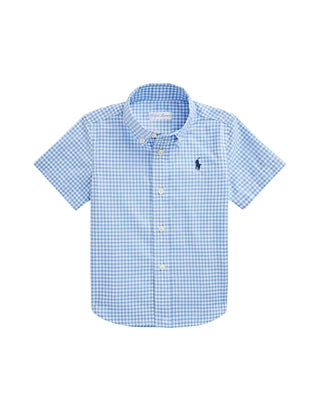 Polo Ralph Lauren Big Boys Plaid Cotton Poplin Shirt