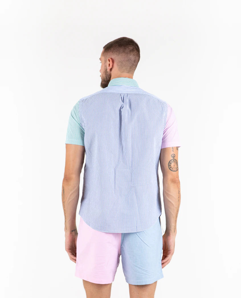 POLO RALPH LAUREN Mens Prepster Seersucker Fun Shirt