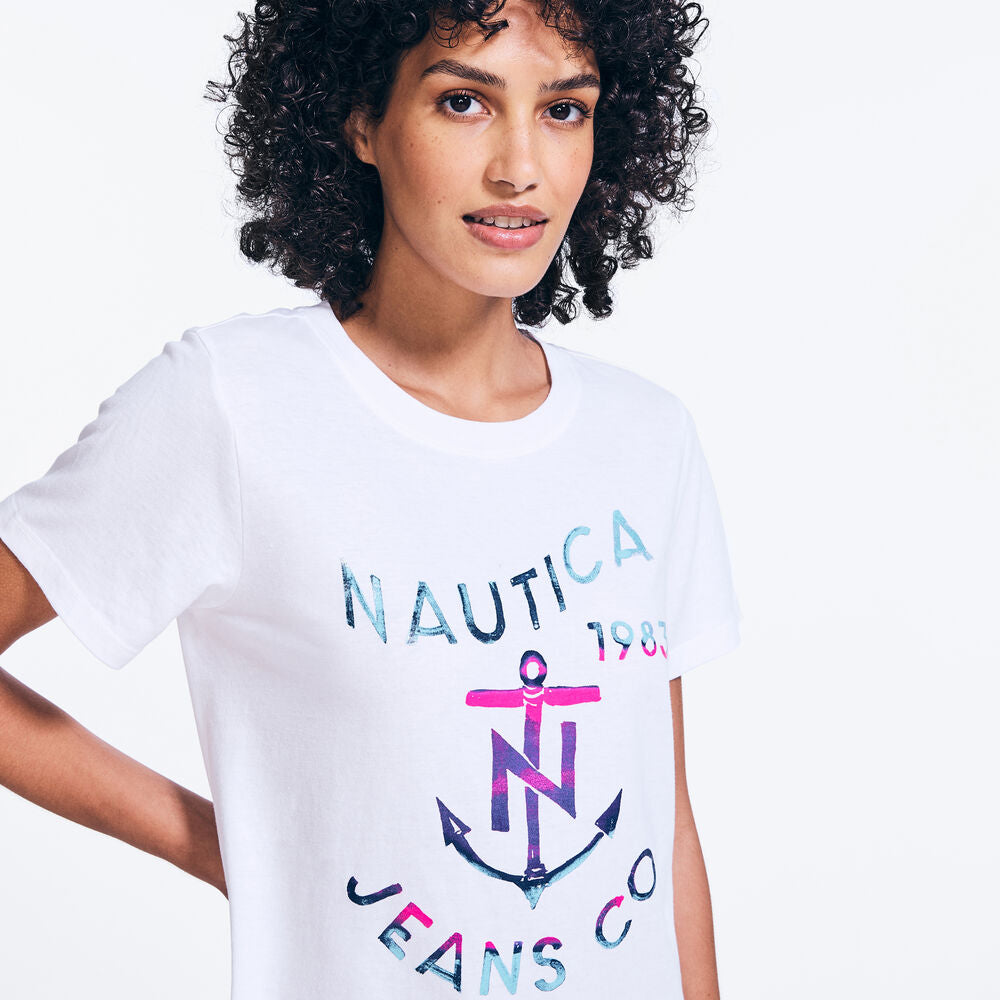 Nautica Jeans Co. Foil Graphic T-Shirt