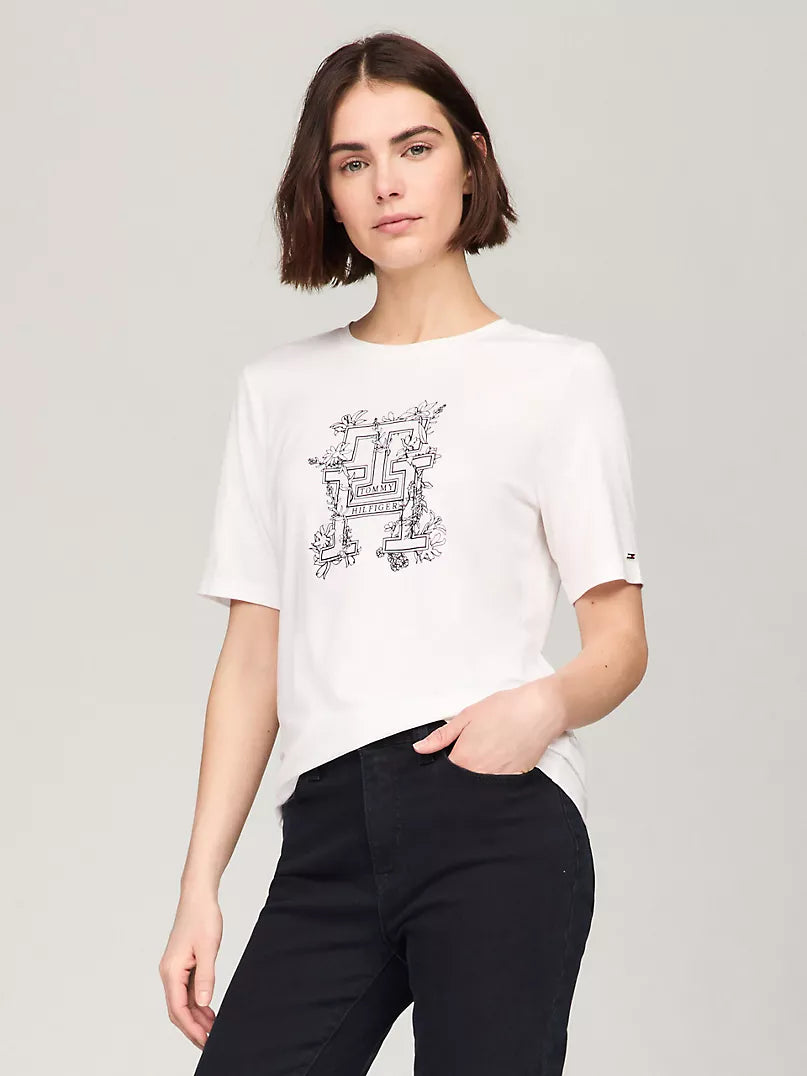 Tommy Hilfiger Floral Monogram T-Shirt