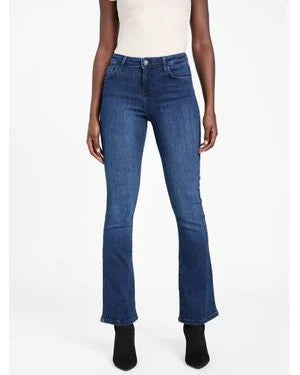 Guess Mid Rise Boot Cut Kelsie Dark Wash Women’s