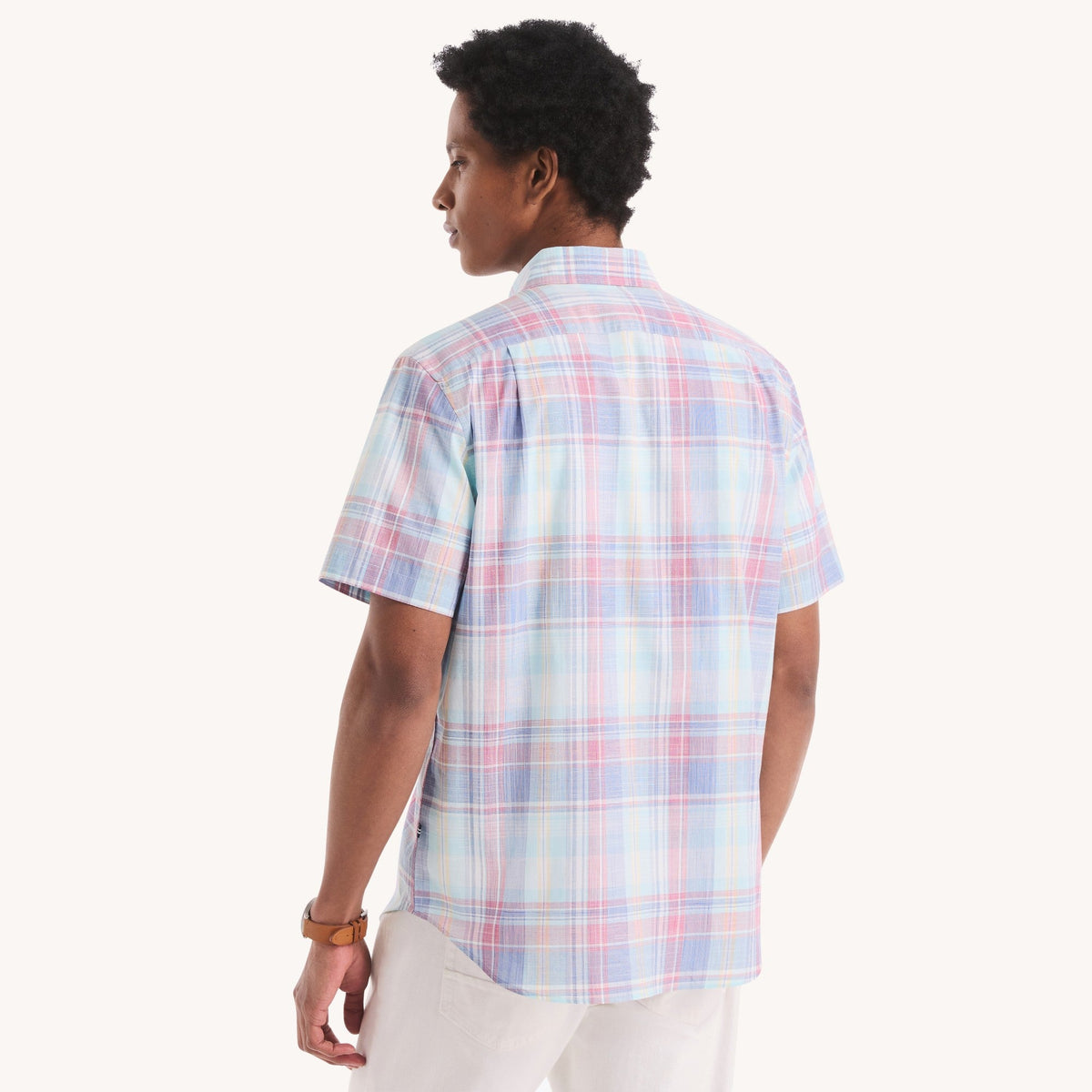 Nautica big & Tall Plaid Short-Sleeve Shirt Men’s