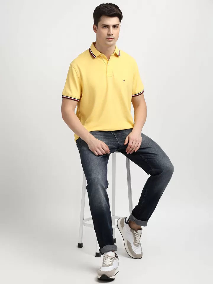 Tommy Hilfiger- Polo Collar Cotton T-shirt