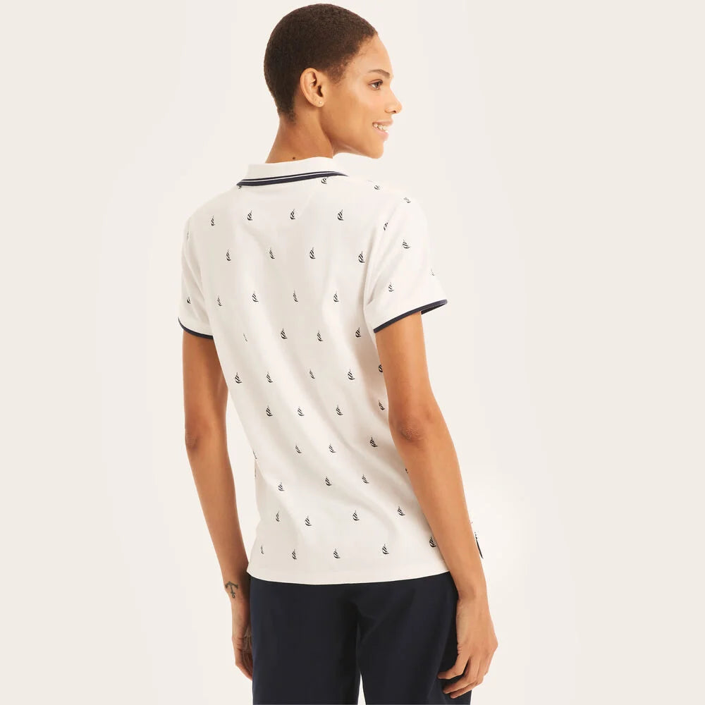 Nautica Printed Split-Neck