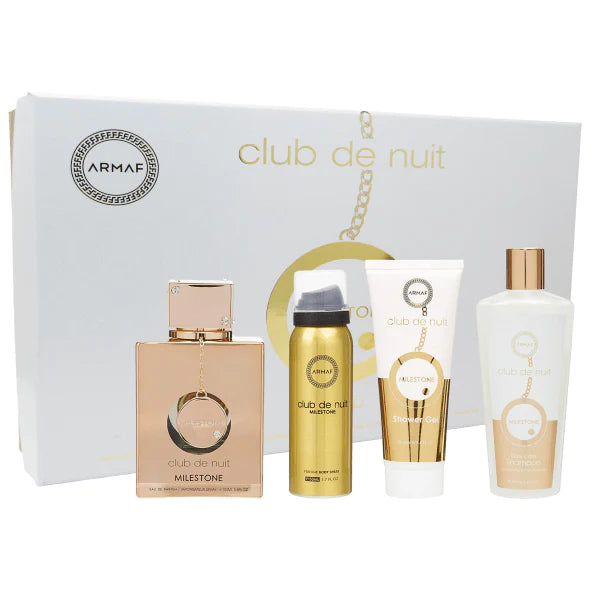 Armaf Club de Nuit Milestone 105ml Eau De Toilette 4 Piece Gift Set