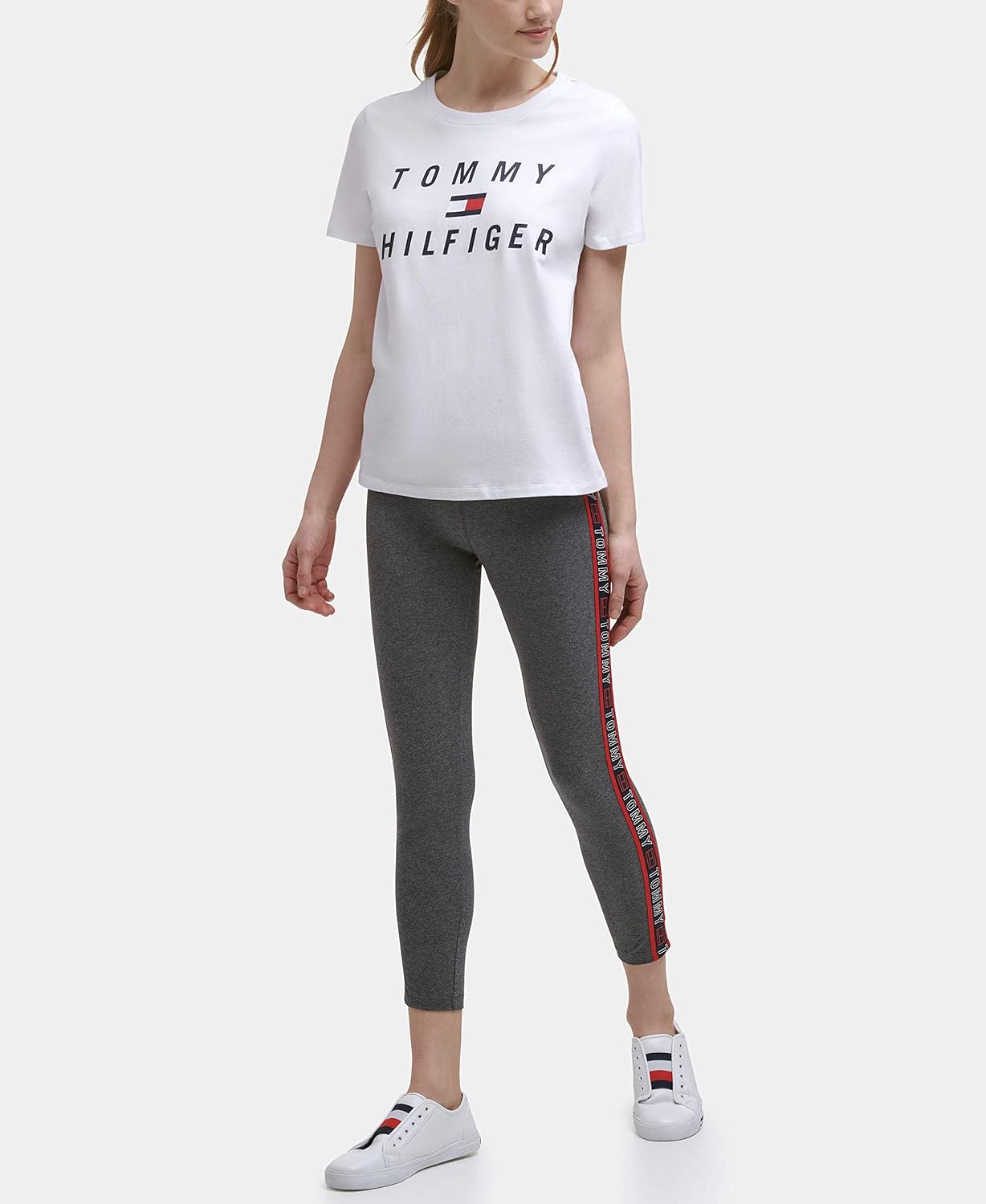 Tommy Hilfiger womens Tommy Hilfiger Short Sleeve Slim Fit Shirt