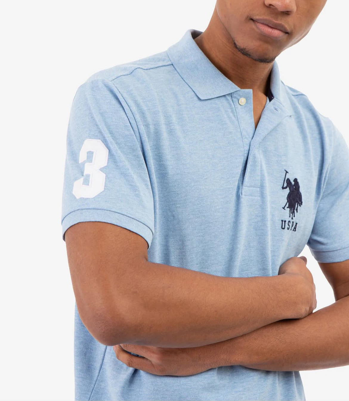U.S POLO ASSN-Multi Color Big Logo Polo Shirt