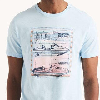 Náutica-jet ski graphic t-shirt