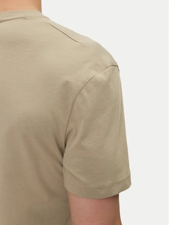 CALVIN KLEIN-T-shirt Hero K10K111346 Beige Regular Fit