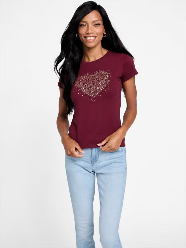Guess Eco Bibi Heart Tee